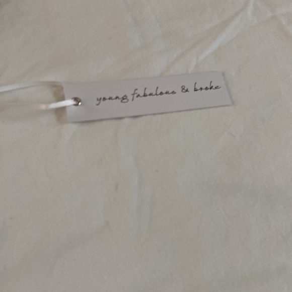 YFB - Young Fabulous & Broke Eyelet Asymmetrical Hem Costa Dress in Cream NWT - Picture 5 of 12